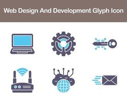 Web Design And Development Vector Icon Set