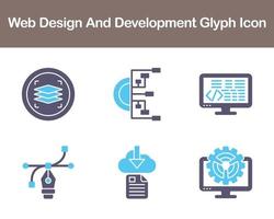 Web Design And Development Vector Icon Set