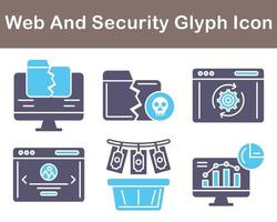 Web And Security Vector Icon Set