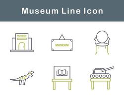 Museum Vector Icon Set