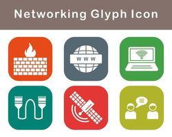 Networking Vector Icon Set