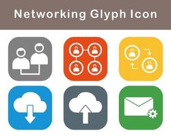 Networking Vector Icon Set