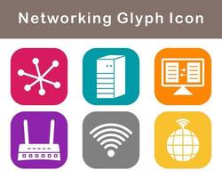 Networking Vector Icon Set