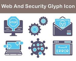 Web And Security Vector Icon Set