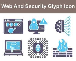 Web And Security Vector Icon Set