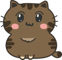 recorte de personaje de dibujos animados de gato png