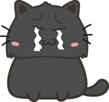 Cat cartoon character crop-out png