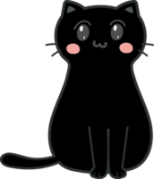 Cat cartoon character crop-out png