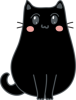 Cat cartoon character crop-out png