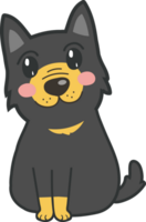 Dog cartoon character crop-out png