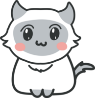 personnage de dessin animé de chat png