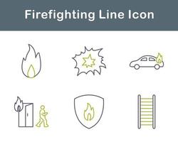 Firefighting Vector Icon Set