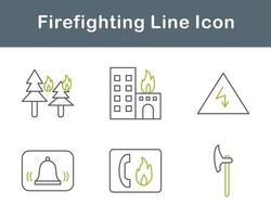 Firefighting Vector Icon Set