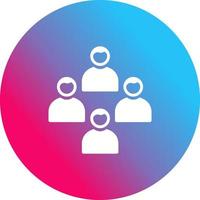 Network Group Unique Vector Icon