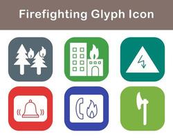 Firefighting Vector Icon Set