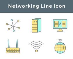 Networking Vector Icon Set