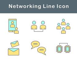 Networking Vector Icon Set