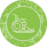 Wheel Chair Unique Vector Icon