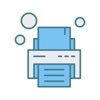 Printer Unique Vector Icon