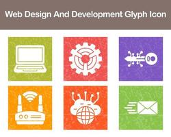 Web Design And Development Vector Icon Set