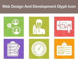 Web Design And Development Vector Icon Set