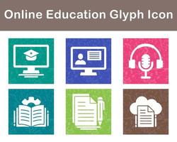 Online Education Vector Icon Set