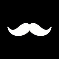 Moustache Unique Vector Icon