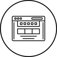 Browser Unique Vector Icon