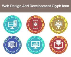 Web Design And Development Vector Icon Set