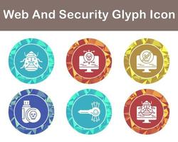 Web And Security Vector Icon Set