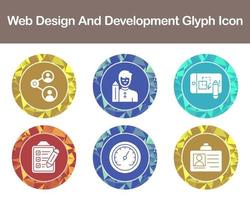 Web Design And Development Vector Icon Set