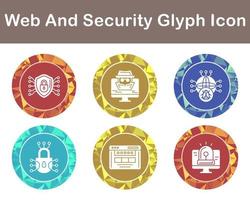 Web And Security Vector Icon Set