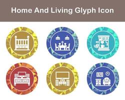 Home And Living Vector Icon Set