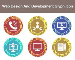 Web Design And Development Vector Icon Set