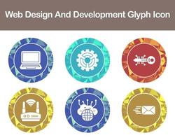 Web Design And Development Vector Icon Set