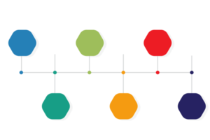 Infografica attività commerciale modello opzioni icona oggetto png