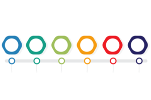 Infografica attività commerciale modello opzioni icona oggetto png