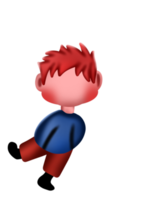Cartoon Boy Character Expression png
