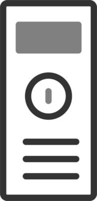 Computer Tower Vector Icon