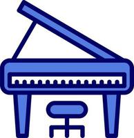 Grand Piano Vector Icon