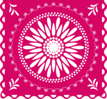 messicano papel picado, fiesta decorazioni nel cinco de mayo Festival, rosa colore festa bandiera png