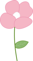 primavera flor plano icono png