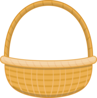 marrón cesta plano icono png