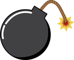 Bomb flat icon PNG