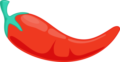 rosso chili Pepe piatto icona png