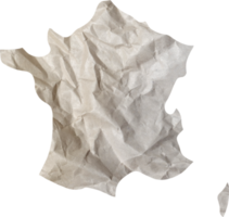 France carte papier texture Couper en dehors sur transparent Contexte. png