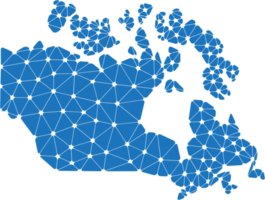 polygonal canada map. png