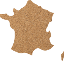Francia corcho madera textura cortar fuera en transparente antecedentes. png