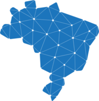 mapa poligonal de brasil. png