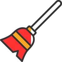 Broom Vector Icon Design